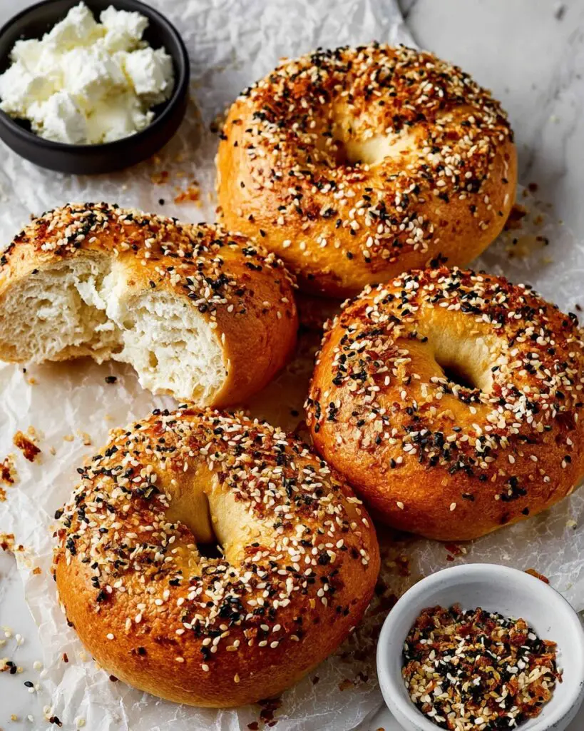 Cottage Cheese Protein Bagels Recipe