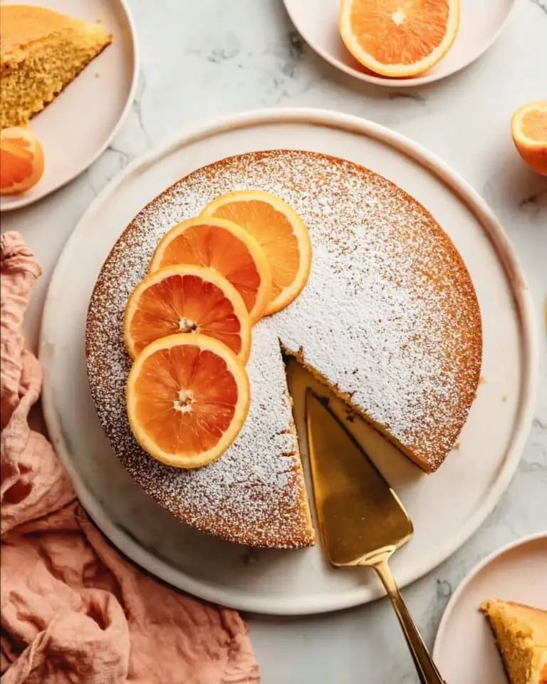 Vegan Orange Cake with Olive Oil Recipe
