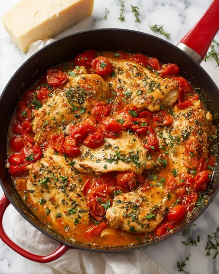 Healthy Chicken Pomodoro Skillet Recipe