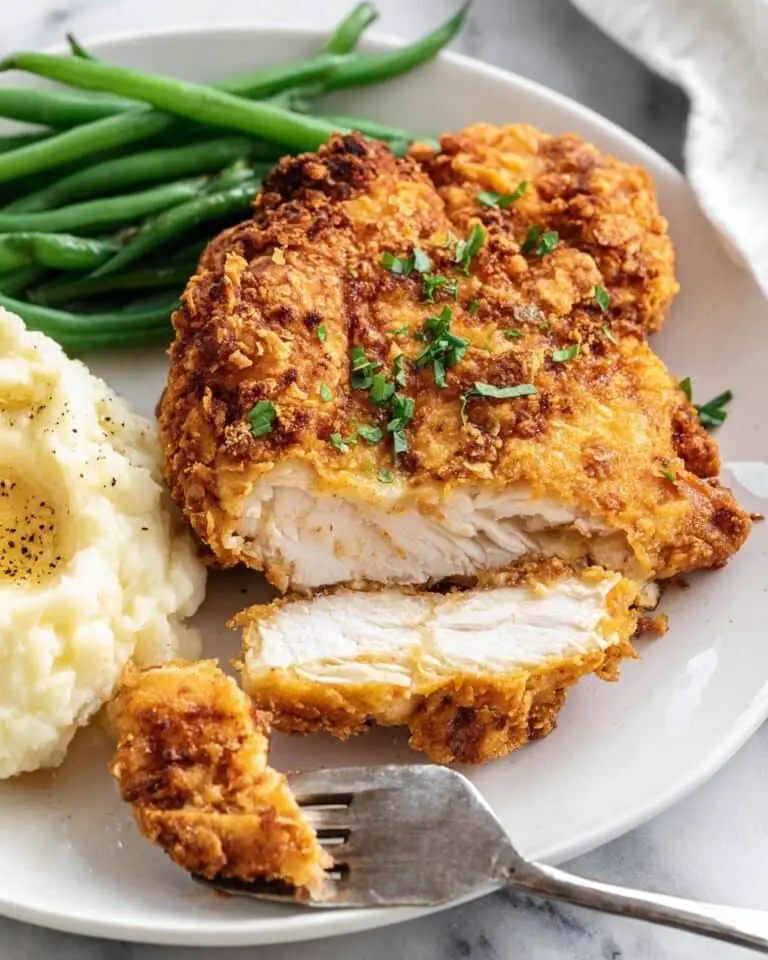 Crispy Buttermilk Fried Chicken Breasts Recipe
