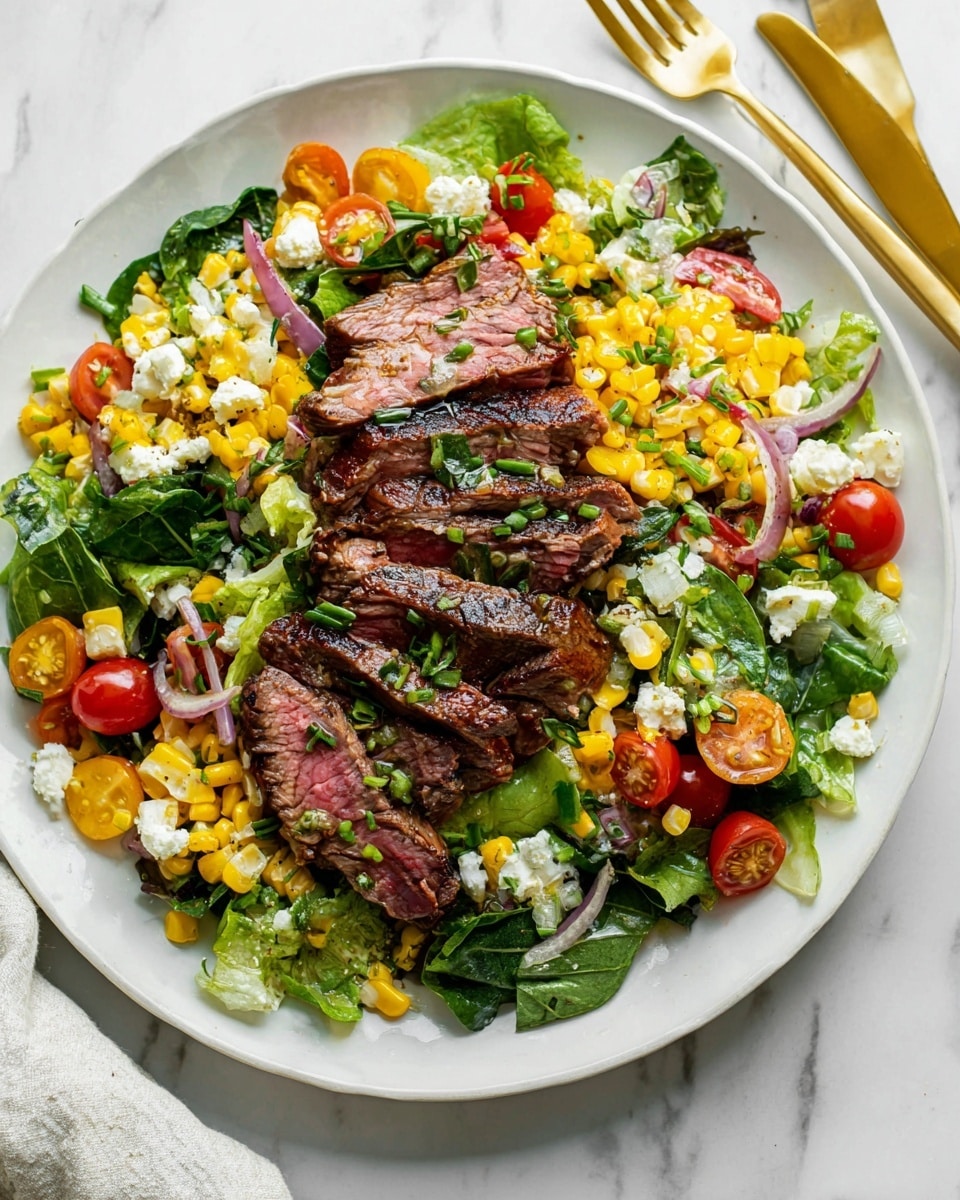 Gorgonzola Steak Salad Recipe | Flavorful & Easy To Make