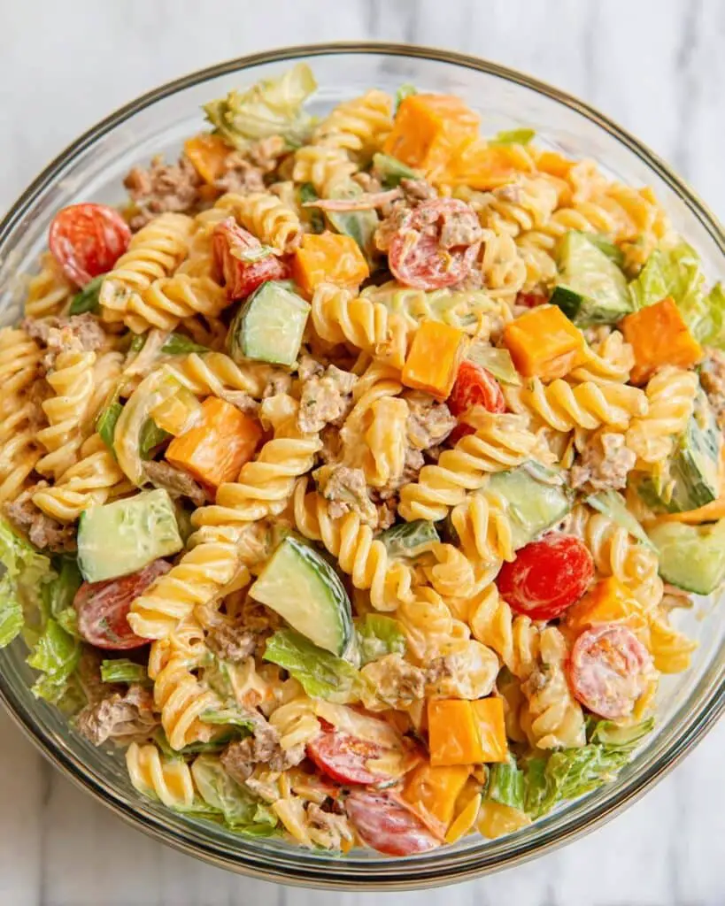 Big Mac Pasta Salad Recipe