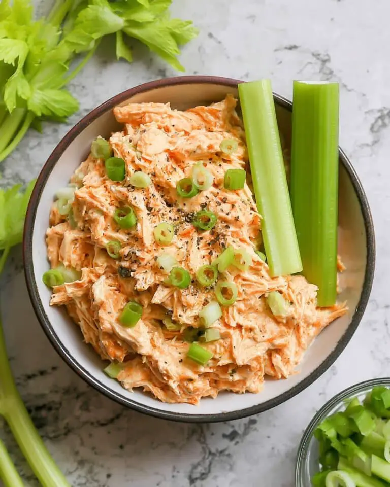 High Protein Buffalo Chicken Dip Recipe