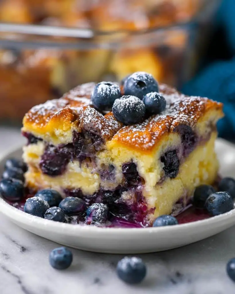 Baked Blueberry French Toast Casserole Recipe