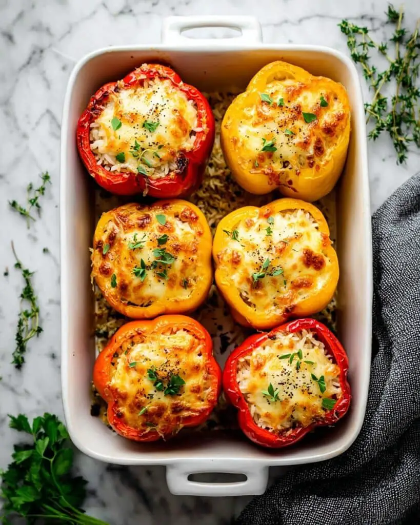Easy Italian Stuffed Peppers Recipe
