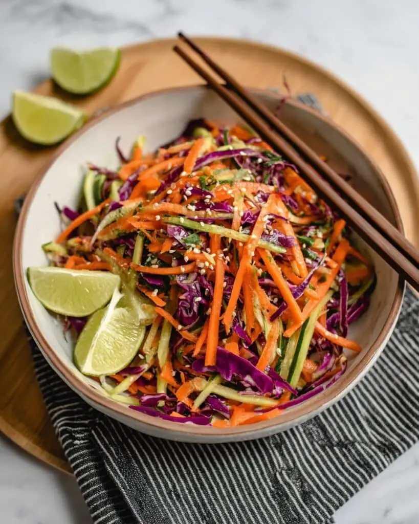 Crunchy Ginger Cabbage Slaw Recipe