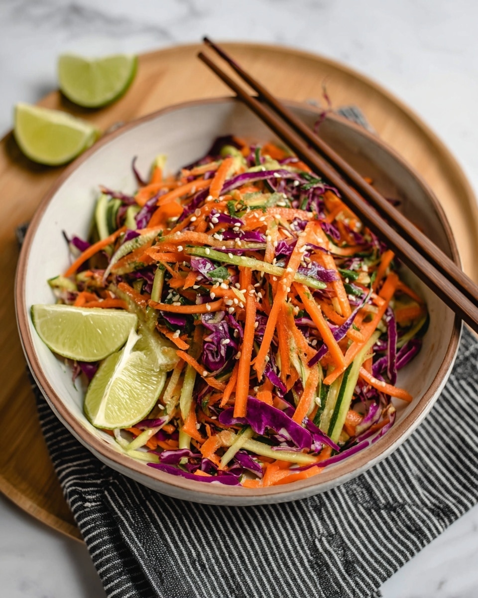 Crunchy Ginger Cabbage Slaw Recipe