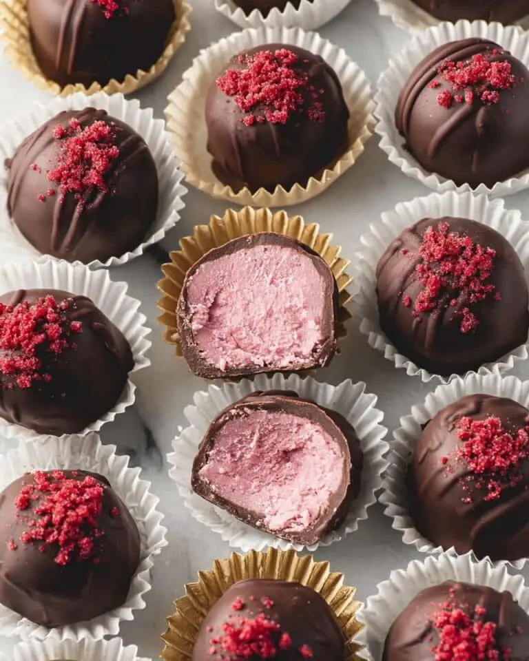 Raspberry White Chocolate Truffles Recipe