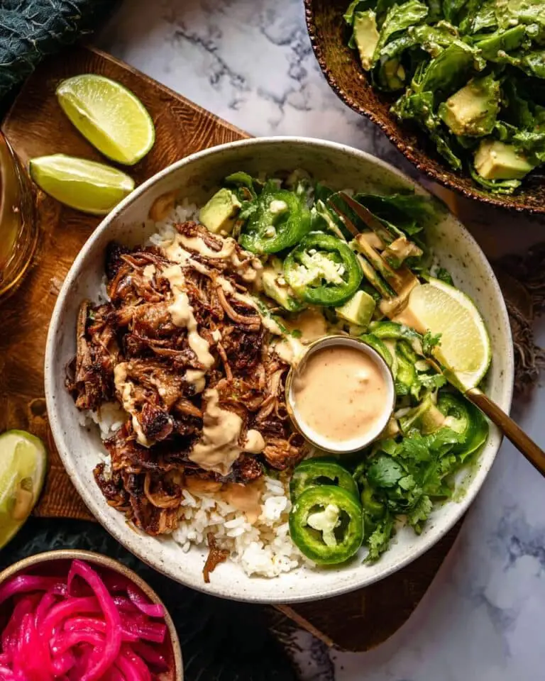 Crockpot Chipotle Pineapple Pot Roast Bowls Recipe