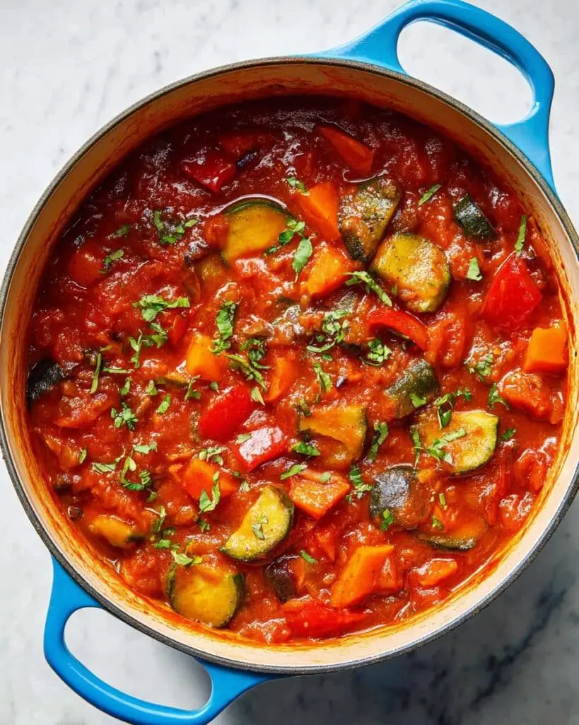 Ratatouille (One Pot Vegetable Stew) Recipe