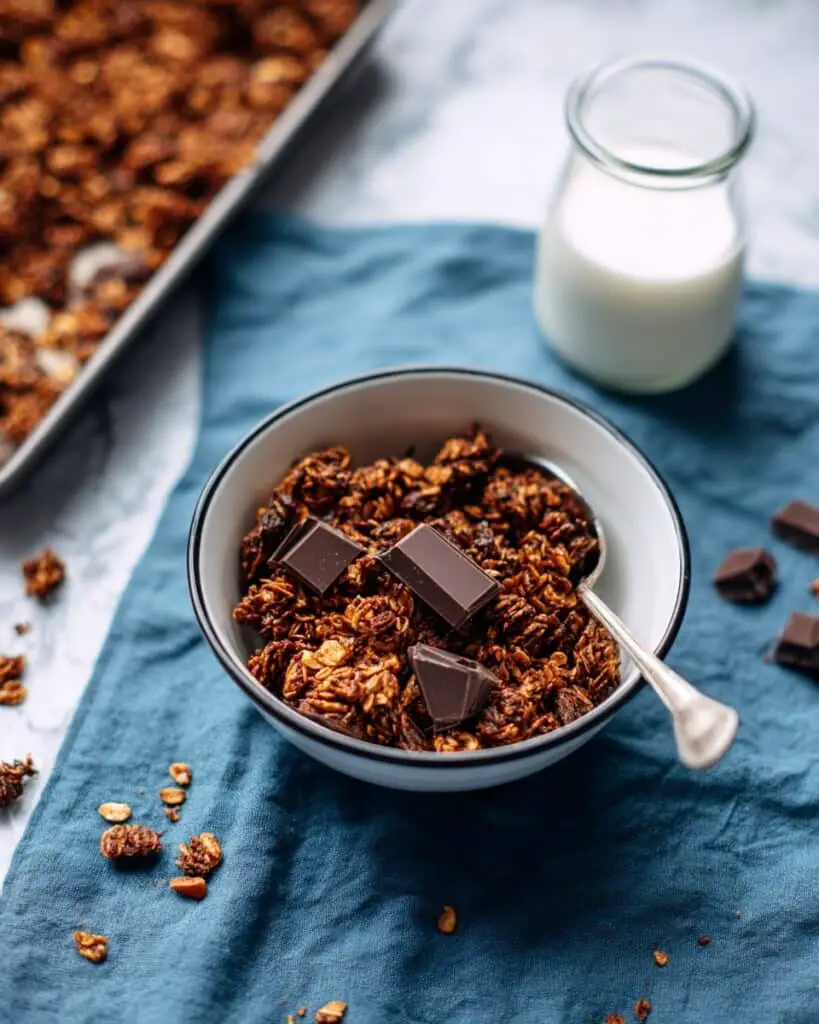 Sea Salt Dark Chocolate Granola Recipe