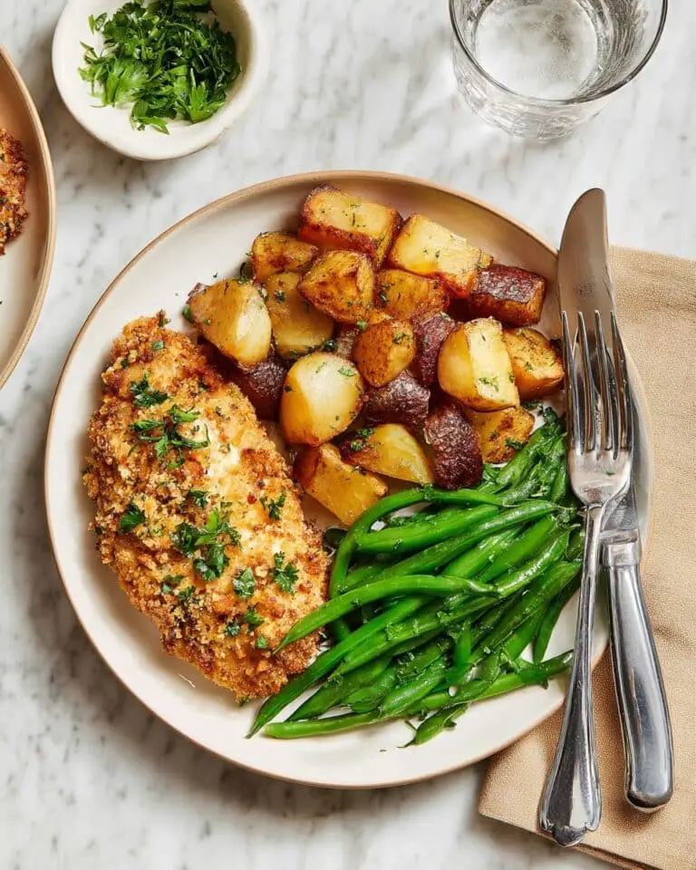 Parmesan Crusted Chicken Sheet Pan Dinner Recipe