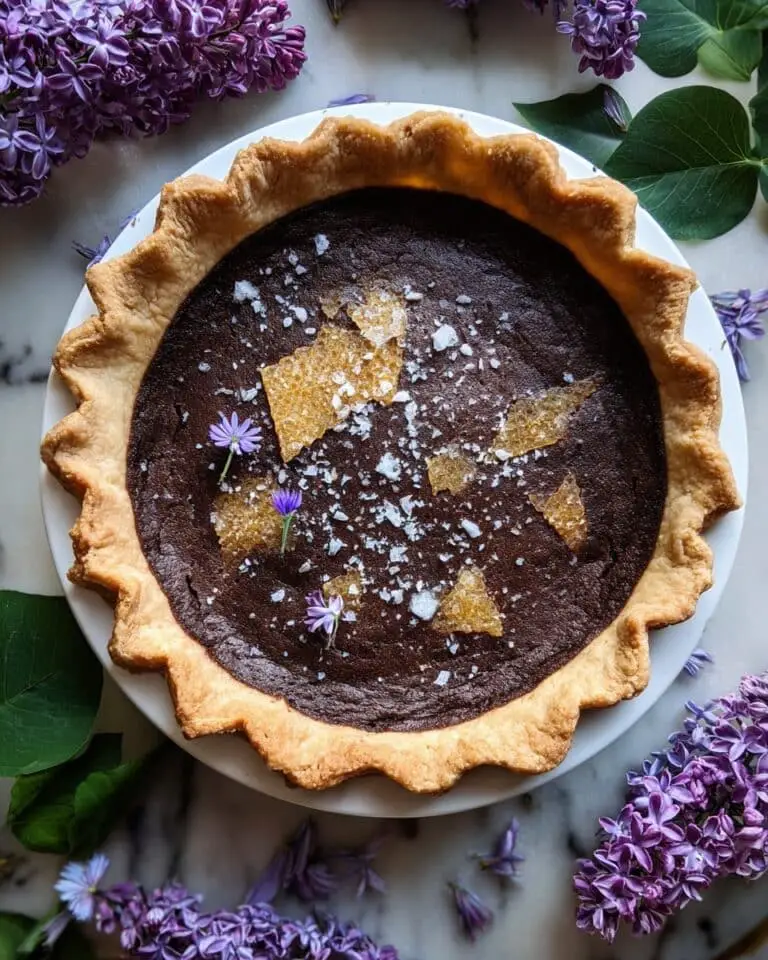 Lilac Salty Honey Pie Recipe