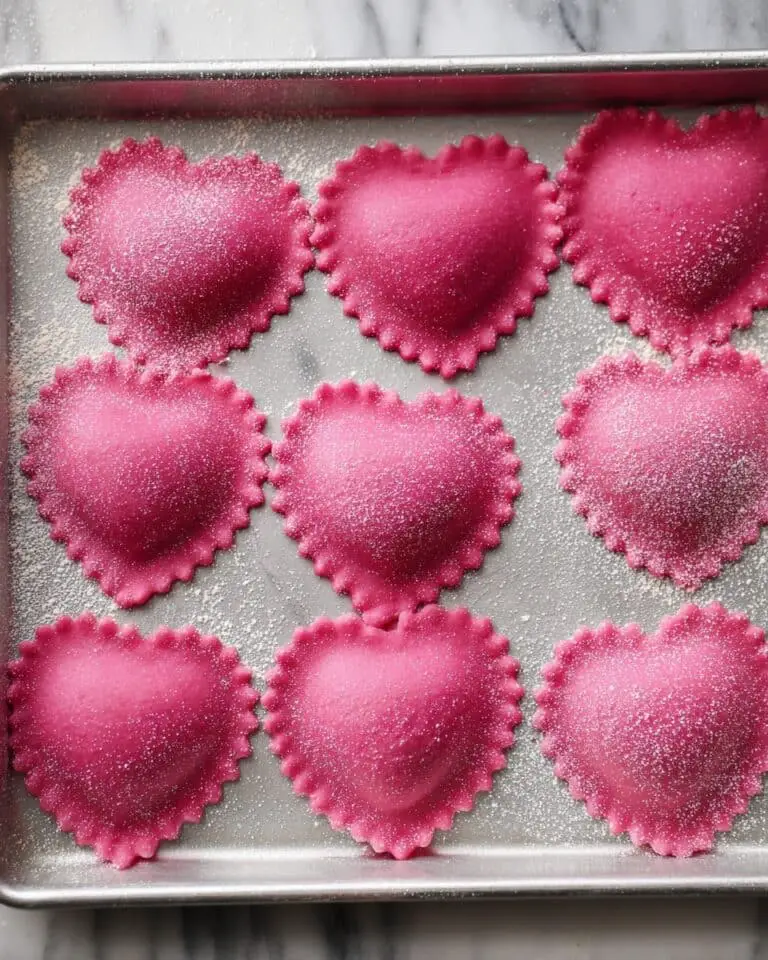 Heartbeet Beet Ravioli with Goat Cheese and Herbs Recipe