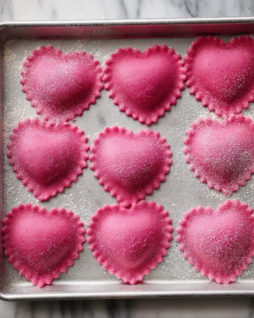 Heartbeet Beet Ravioli with Goat Cheese and Herbs Recipe
