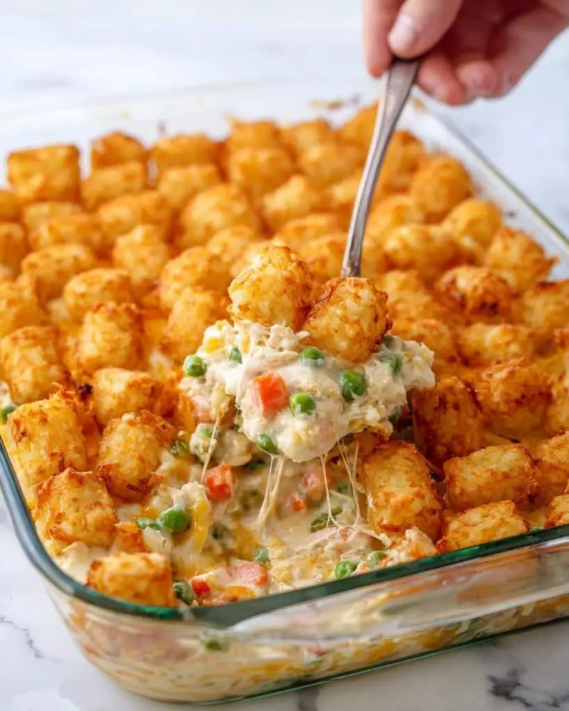 Creamy Chicken Tater Tot Casserole Recipe
