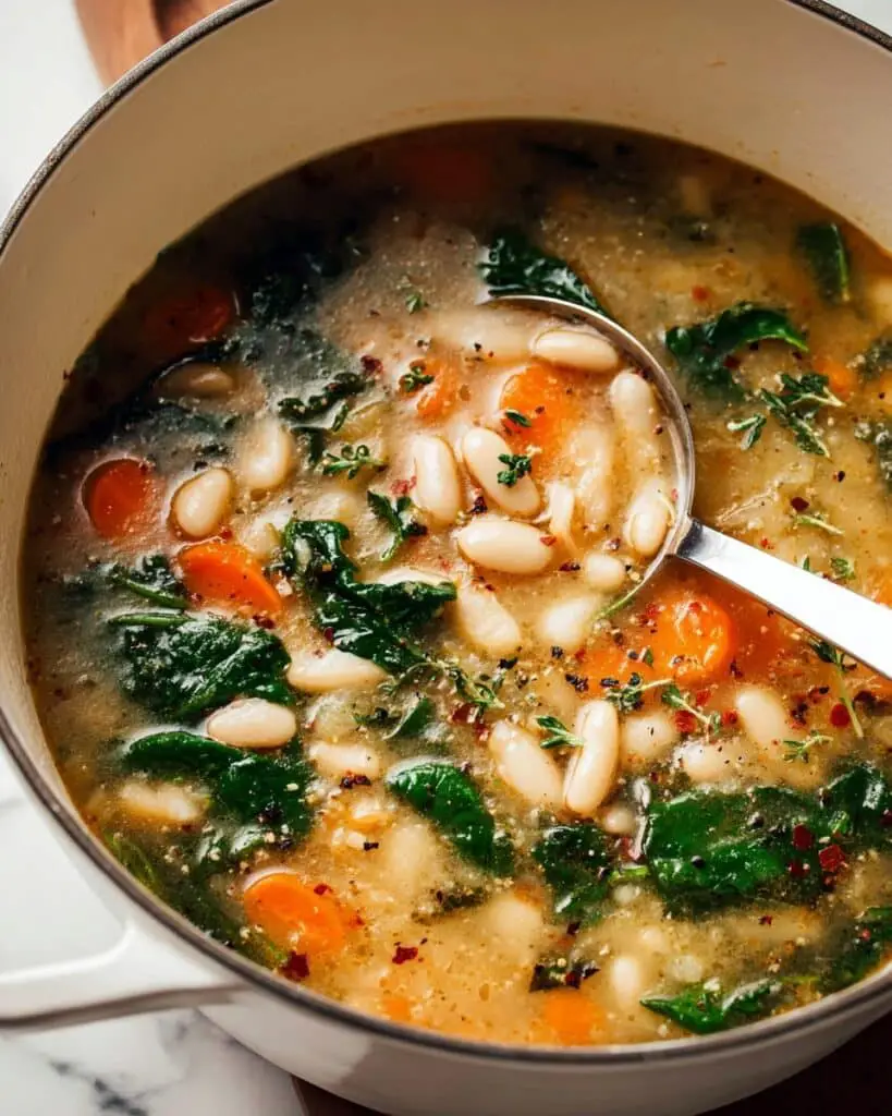 Hearty Tuscan White Bean Soup Recipe
