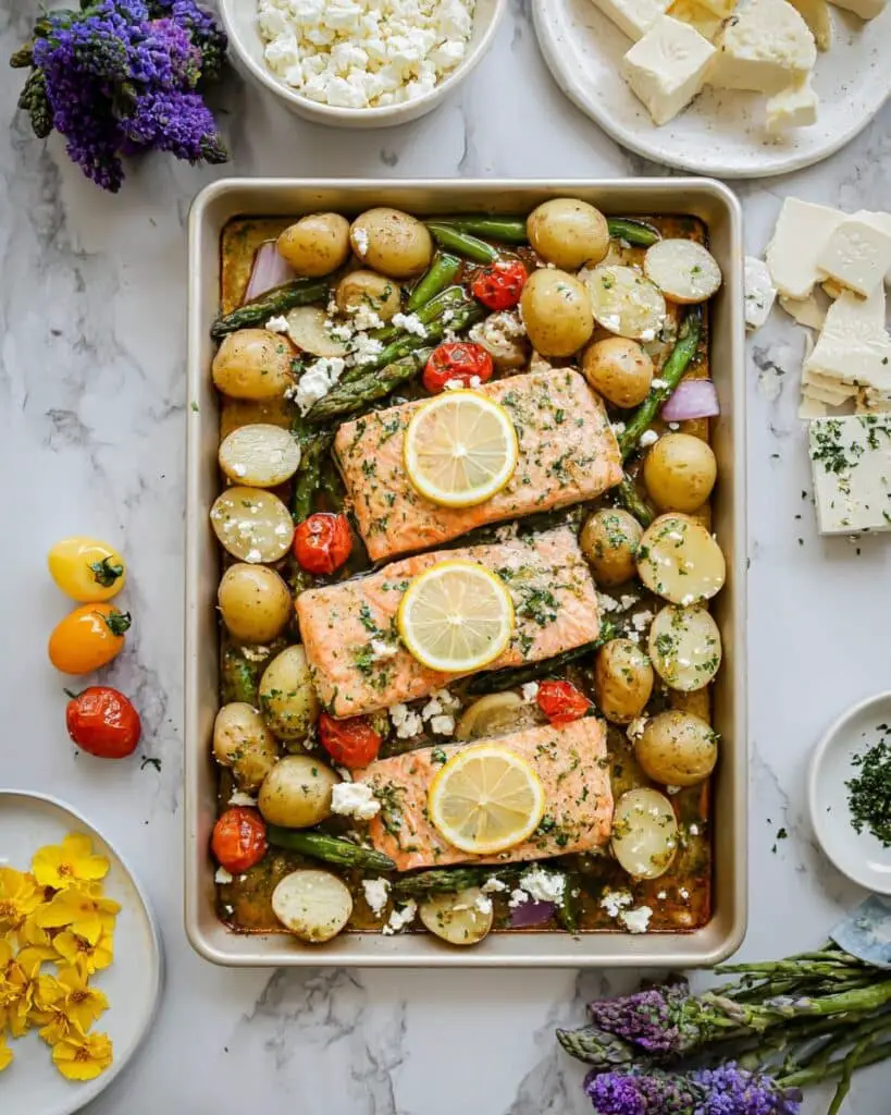 Easy and Healthy Baked Mediterranean Salmon Recipe