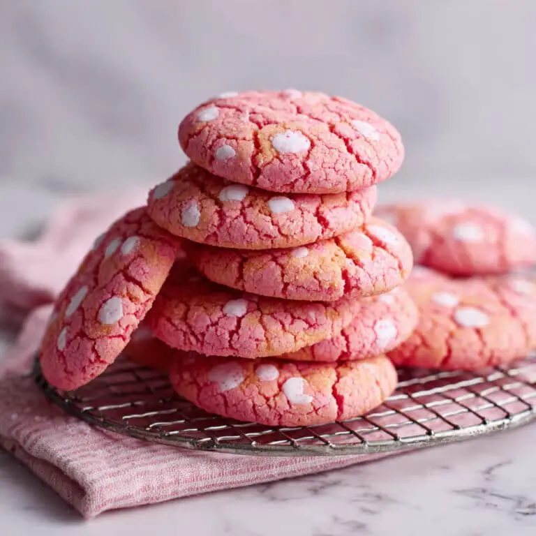 Strawberry Cake Mix Cookies Recipe
