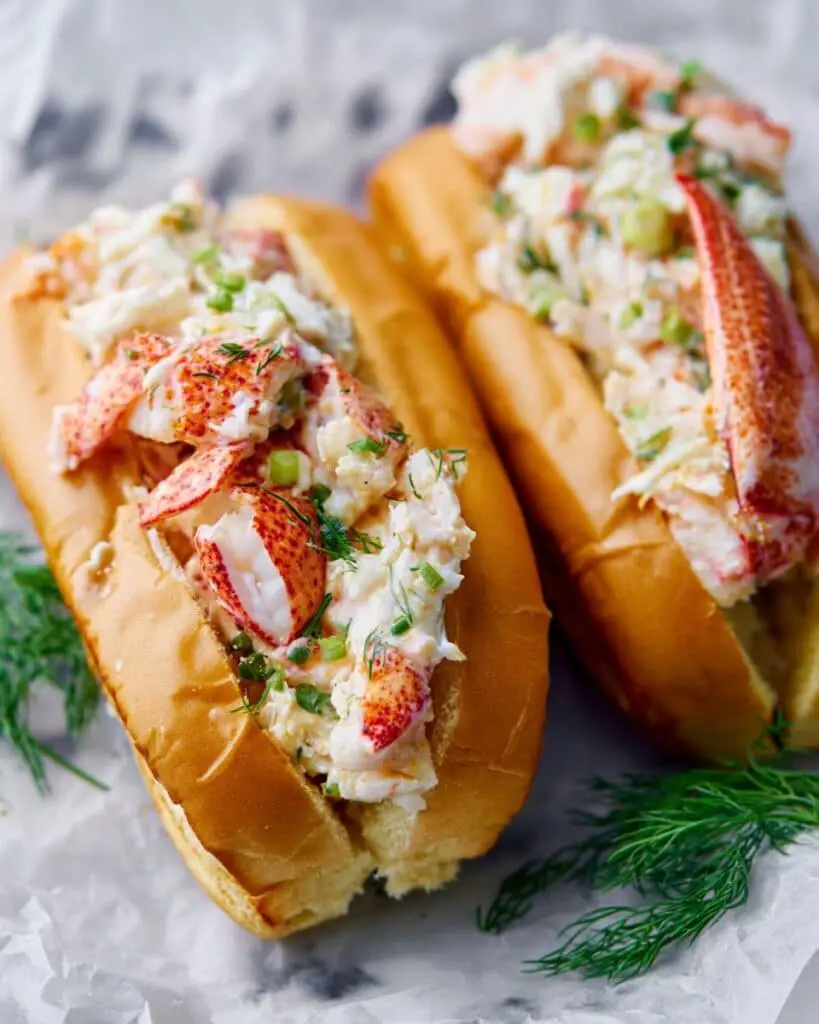Creamy Crab Roll with Lemon and Chives Recipe