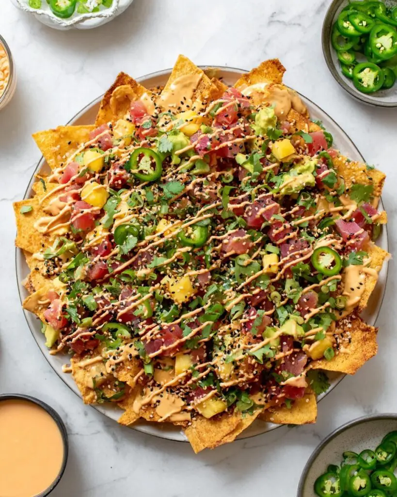 Tuna Poke Nachos Recipe