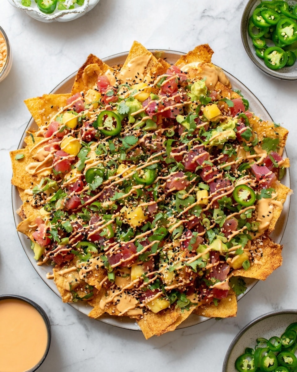 Tuna Poke Nachos Recipe