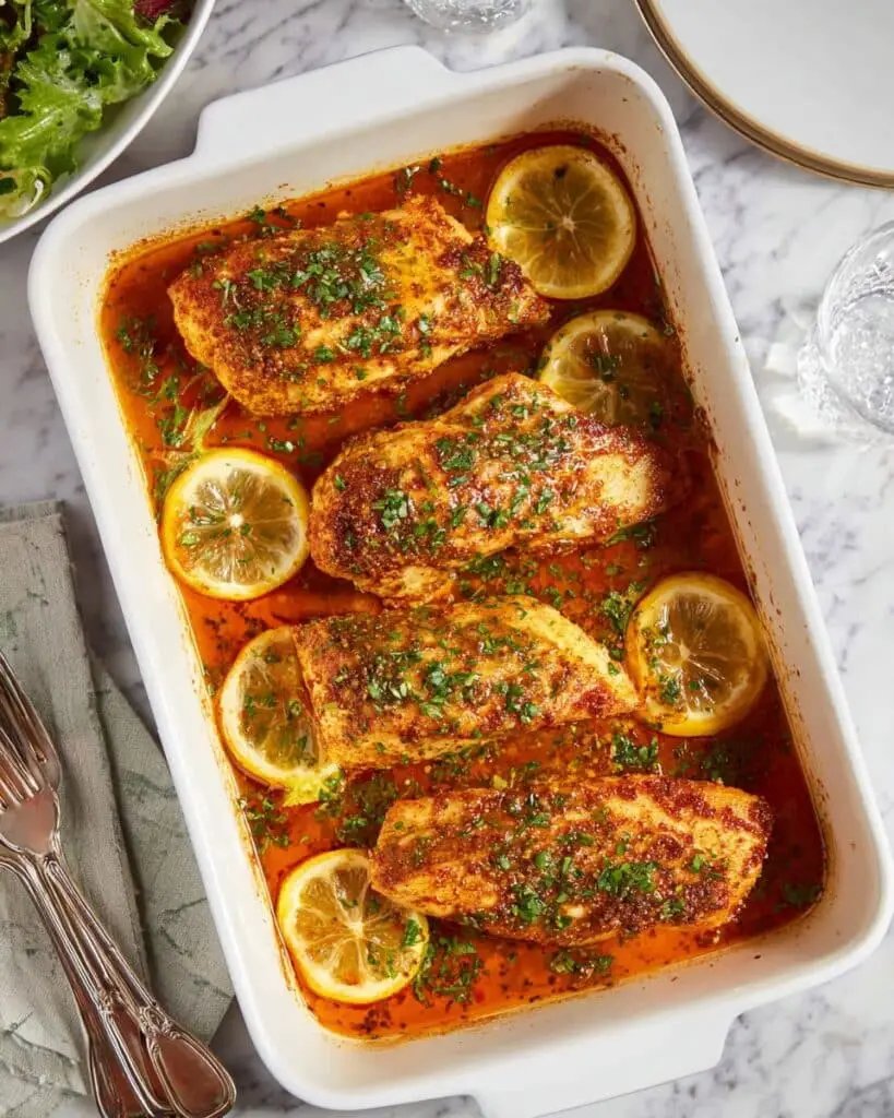 Baked Garlic Butter Cajun Cod Recipe