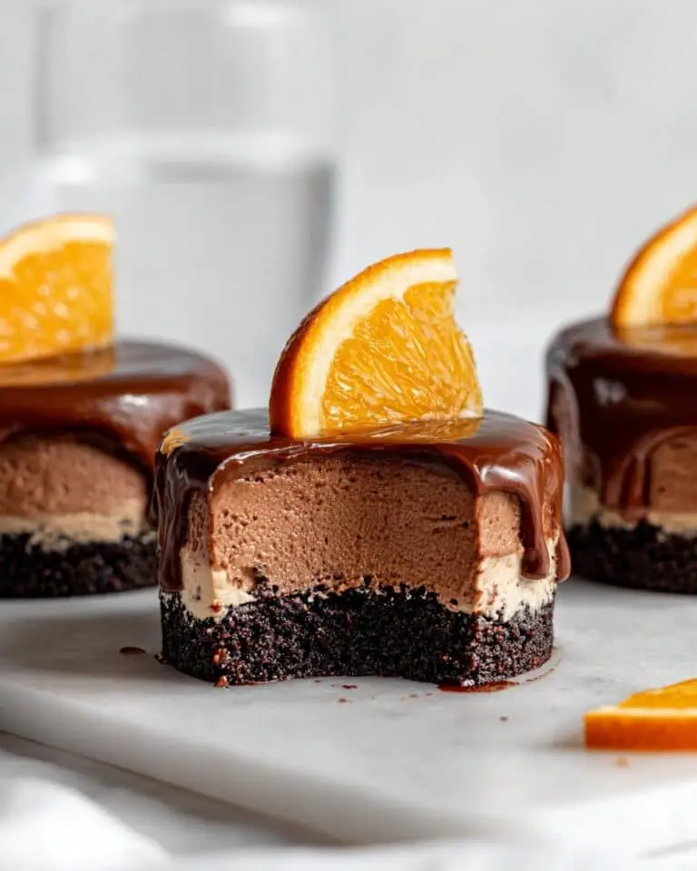 Mini Chocolate Orange Cheesecakes Recipe
