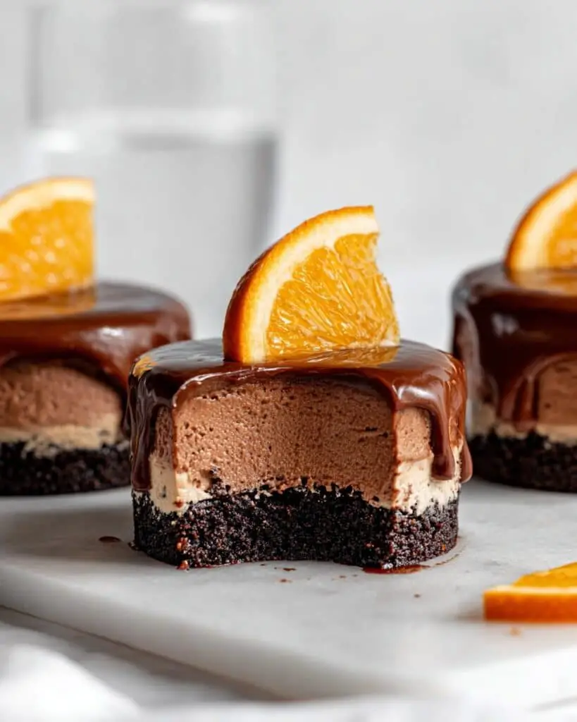 Mini Chocolate Orange Cheesecakes Recipe
