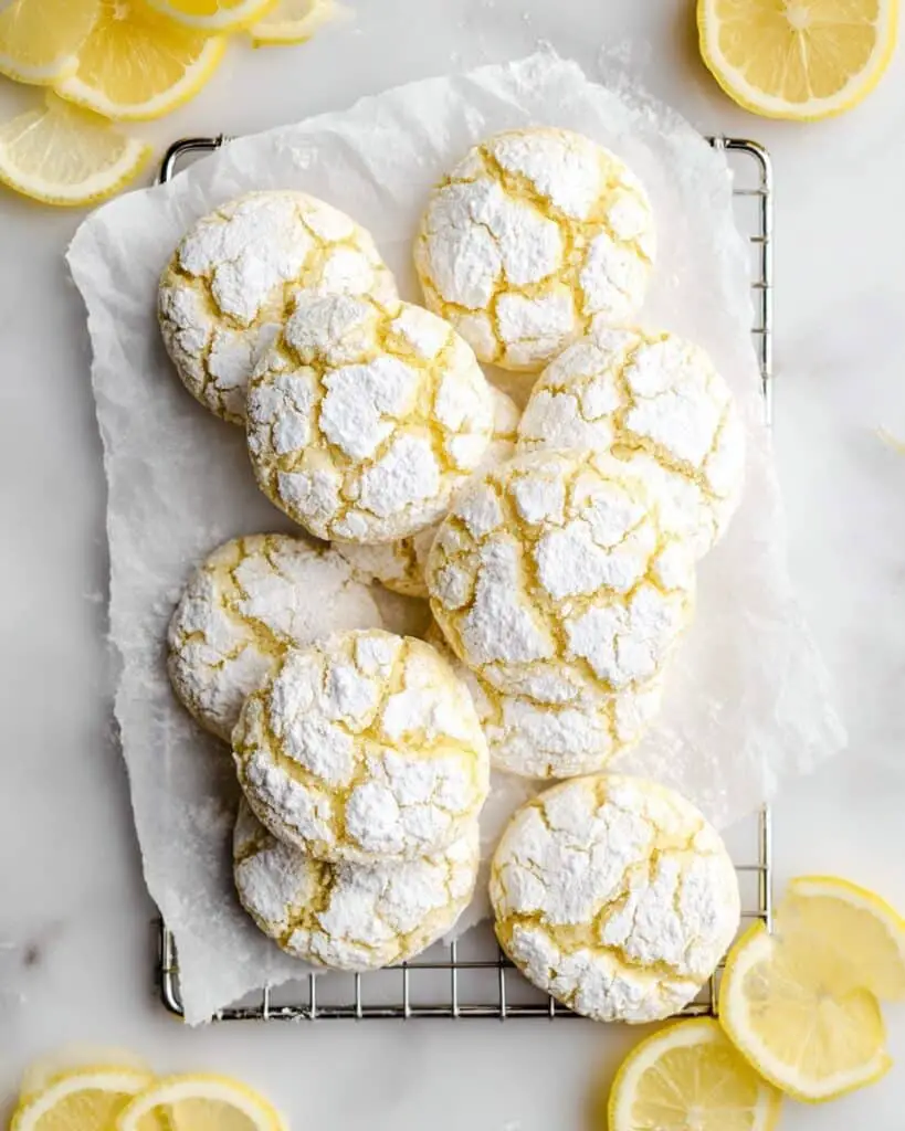 Lemon Crinkle Cookies Recipe