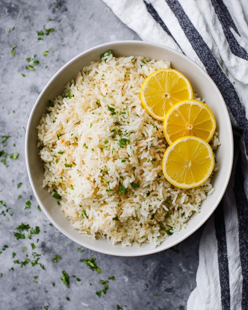 Herb Lemon Rice: Bright, Fragrant, and Flavorful Side Dish