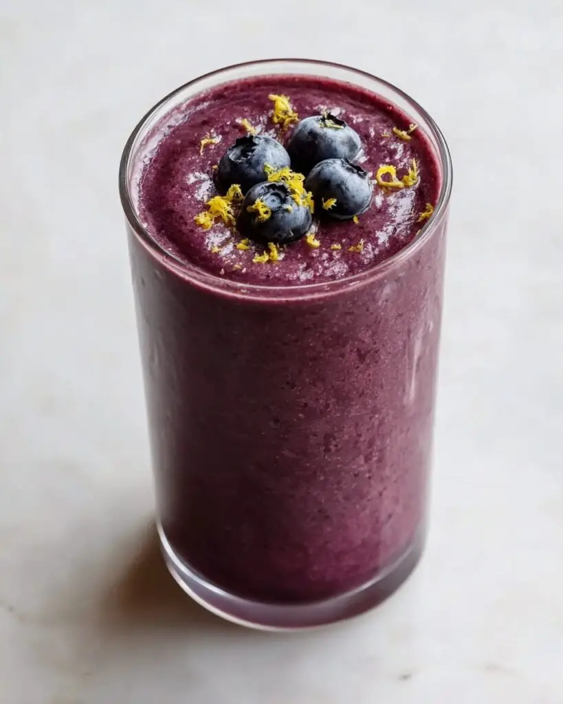 Anti-Inflammatory Lemon-Blueberry Smoothie Recipe