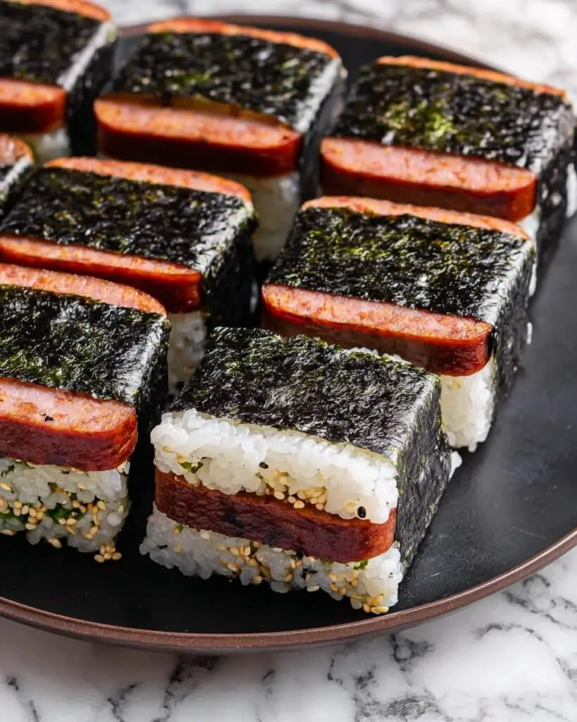 Easy Hawaiian Spam Musubi with Sushi Nori Seaweed Recipe