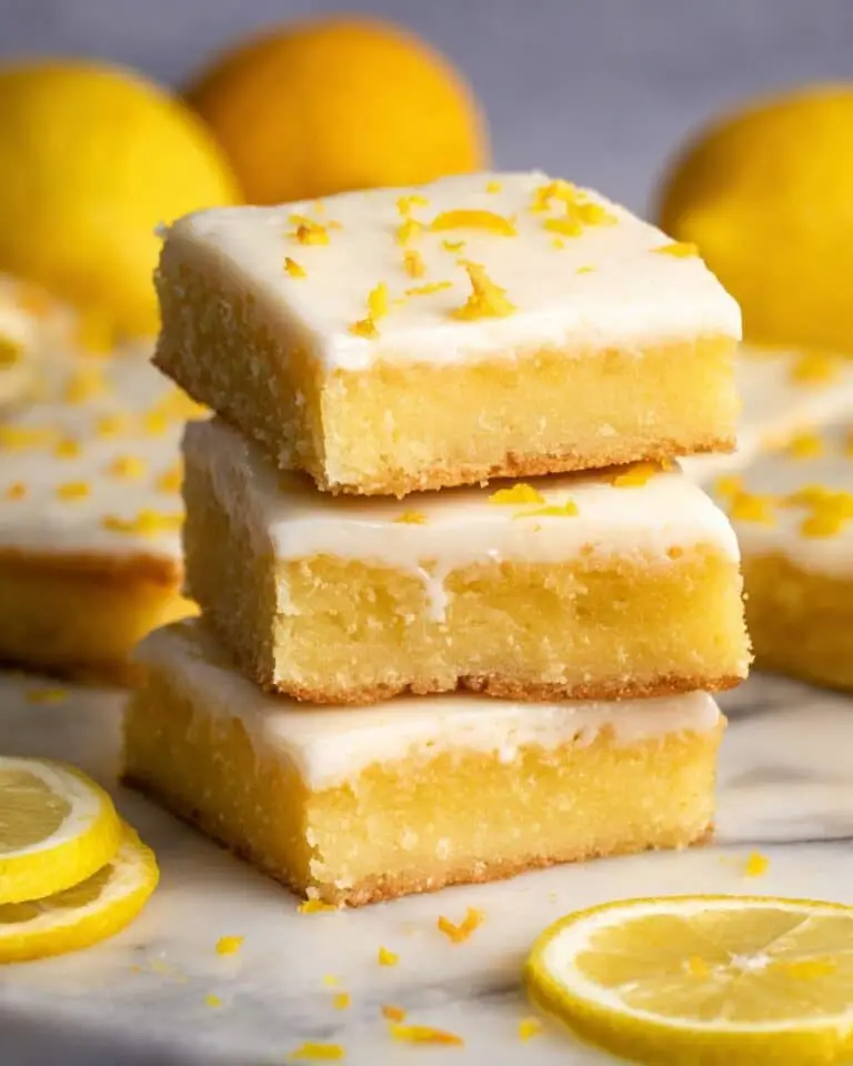 Lemon White Chocolate Brownies Recipe