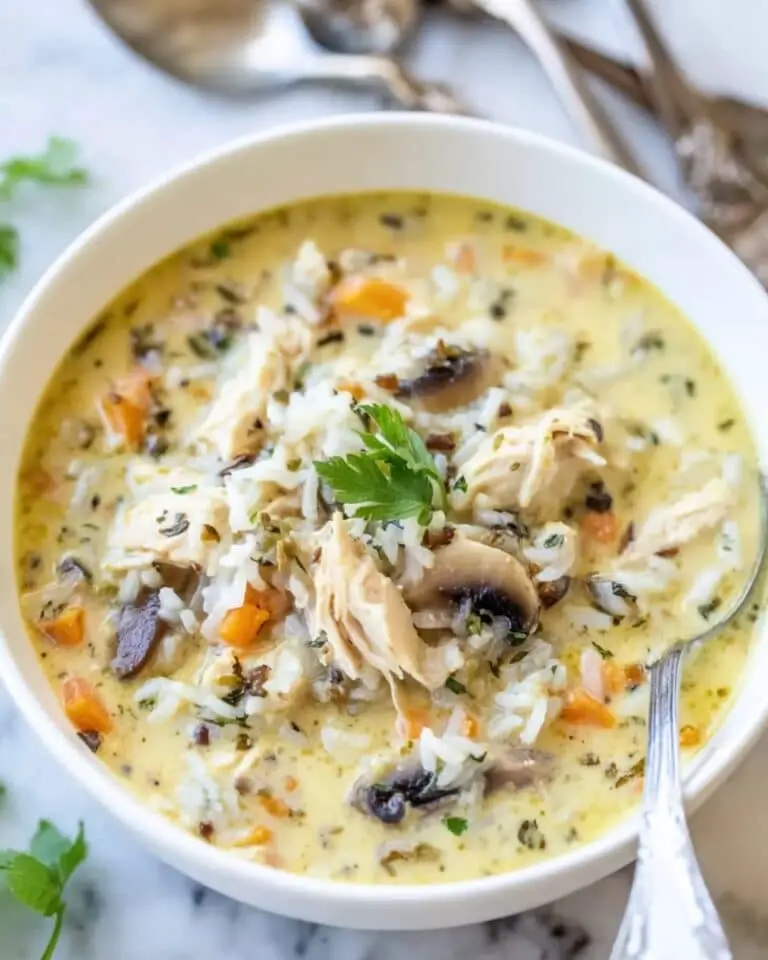 Creamy Chicken and Rice Soup Recipe
