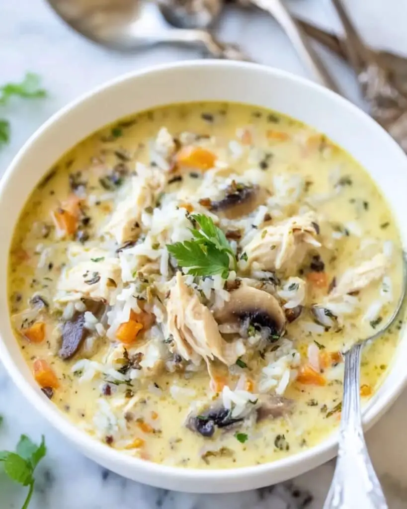 Creamy Chicken and Rice Soup Recipe