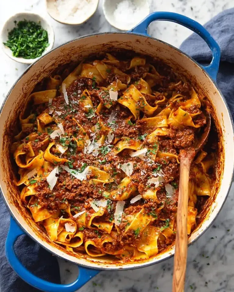 Dutch Oven Short Rib Ragu with Pappardelle Recipe
