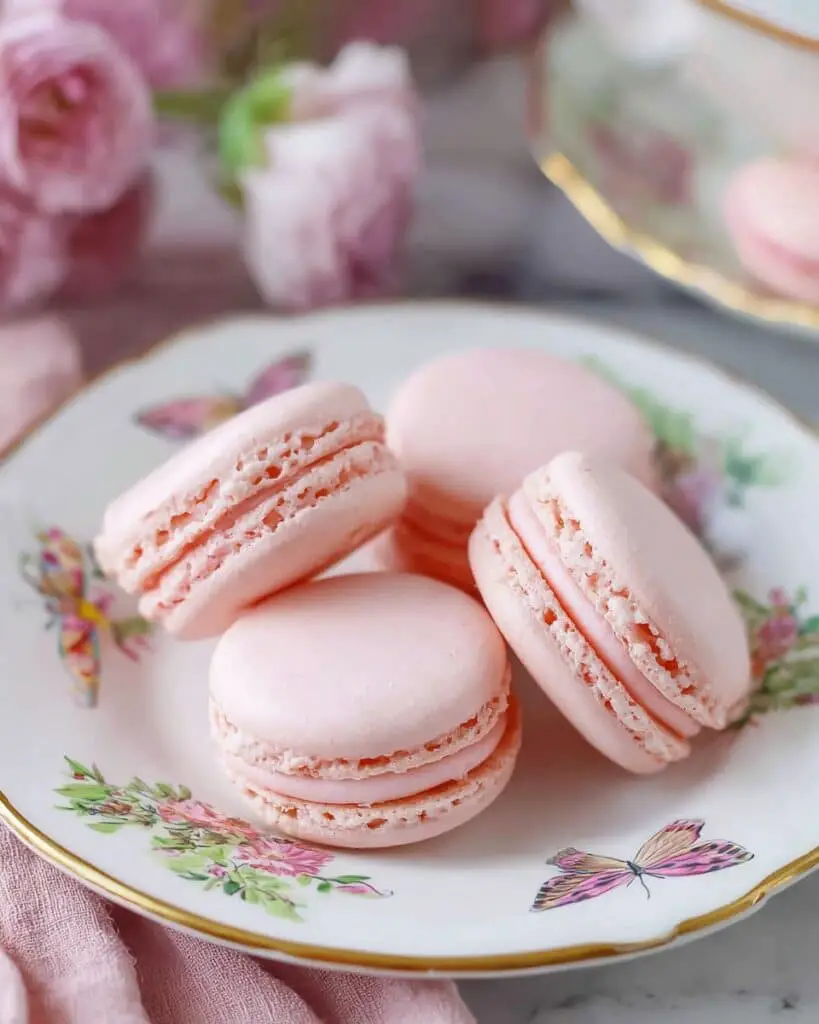 Classic French Macarons with Vanilla Buttercream Filling Recipe