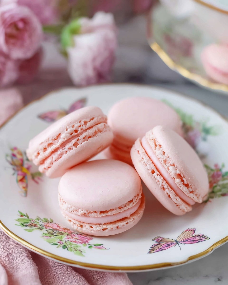 Classic French Macarons with Vanilla Buttercream Filling Recipe