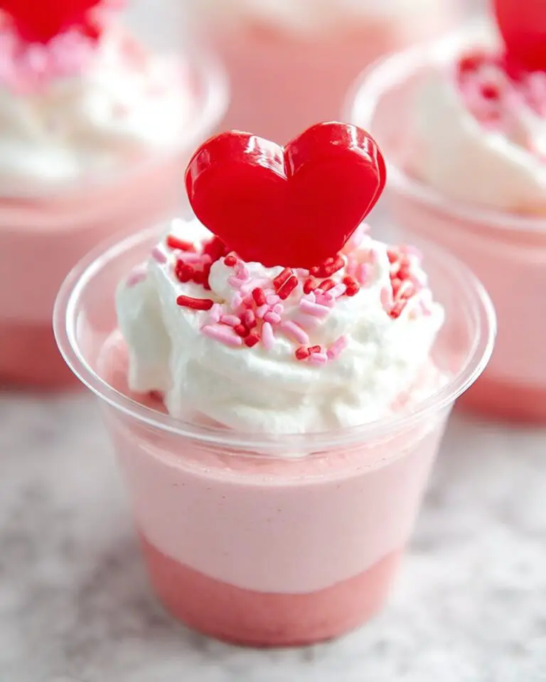 Red Velvet Pudding Shots Recipe