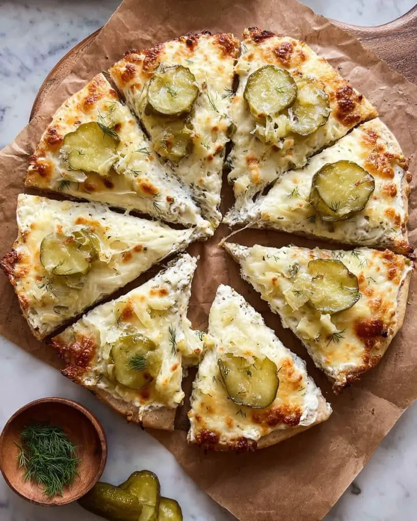 Dill Pickle Focaccia Bread Recipe