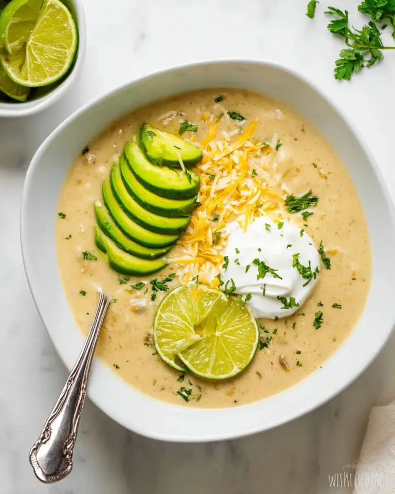 Keto White Chicken Chili Recipe