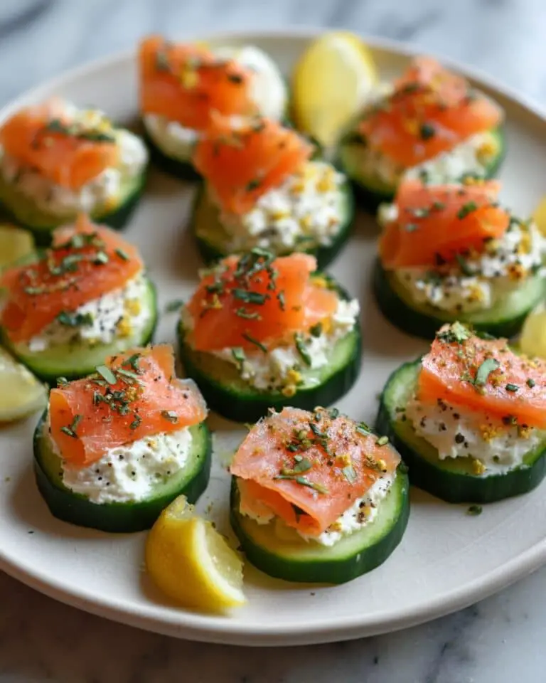 Cucumber Smoked Salmon Bites Recipe