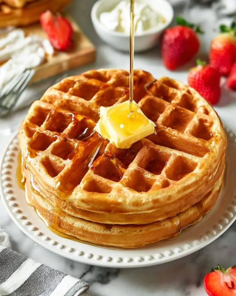 Sourdough Waffles Recipe