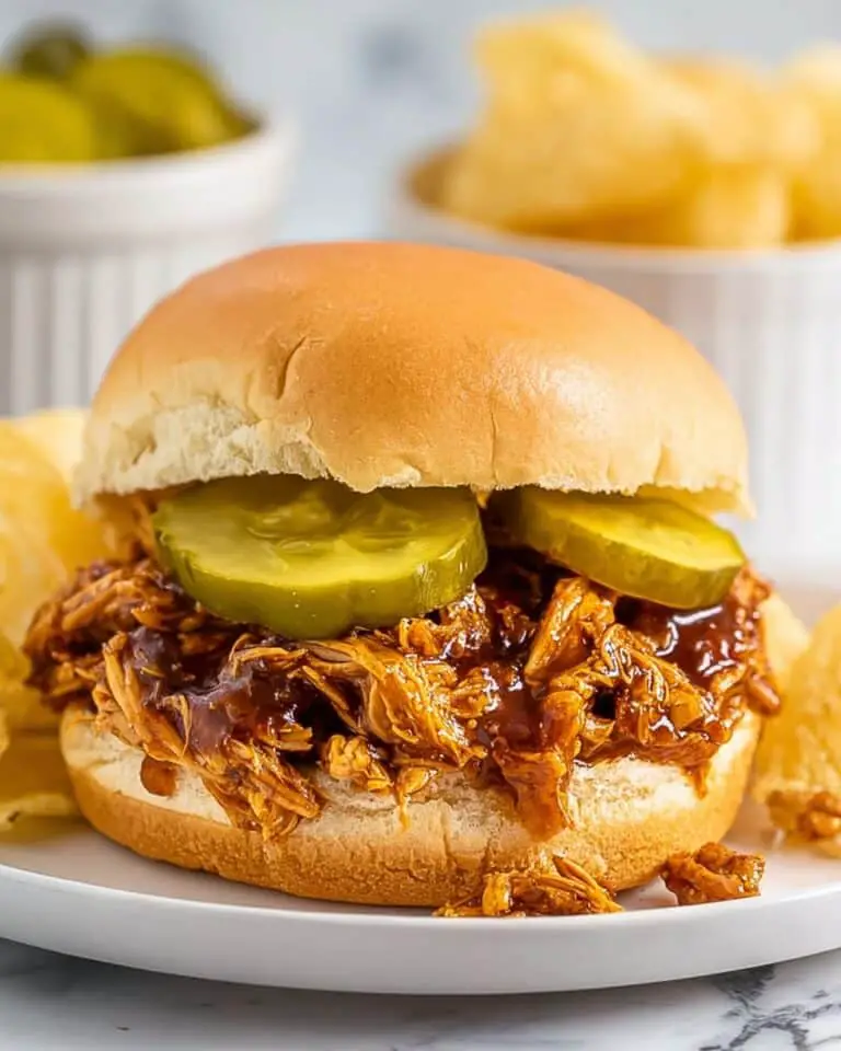 Slow Cooker Hot Honey Chicken Sandwiches Recipe