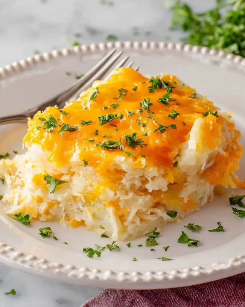Copycat Cracker Barrel Cheesy Hashbrown Casserole Recipe