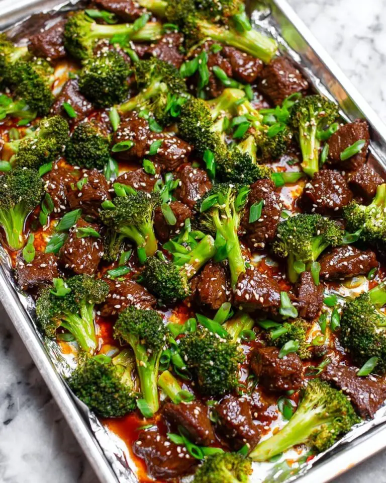 15-Minute Sheet Pan Beef and Broccoli Recipe