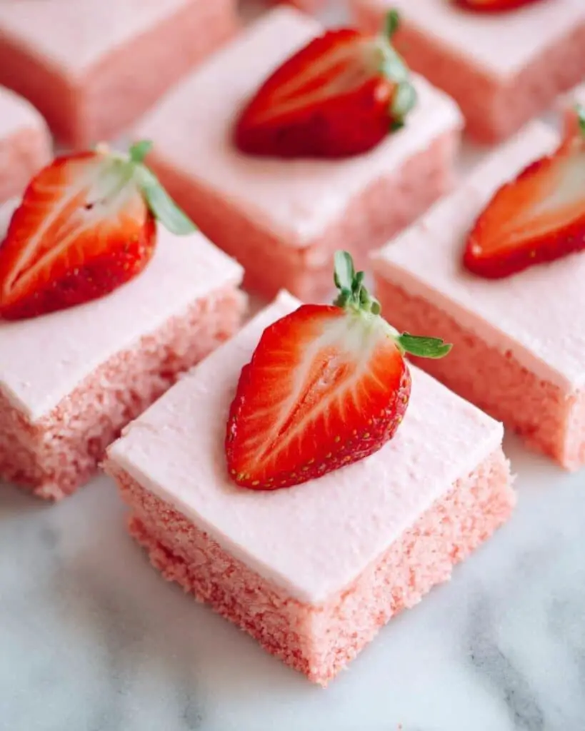 Strawberry Cake Mix Brownies Recipe