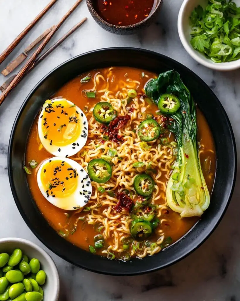 Spicy Vegetarian Ramen Recipe