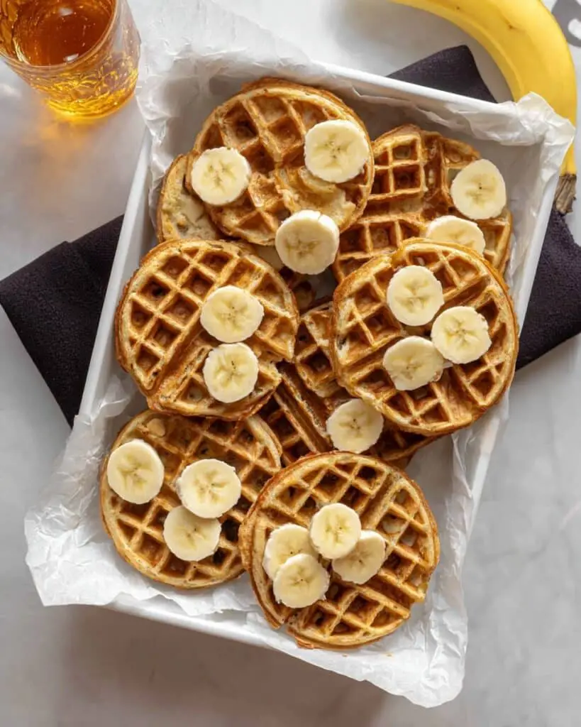 Mini Banana Waffles for Toddlers (Gluten-Free, Dairy-Free, No Added Sugar) Recipe
